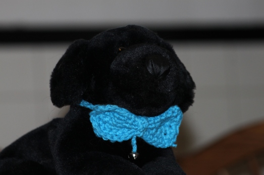 Crochet Bow-tie Cat Collar 
